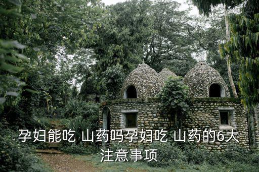 孕婦能吃 山藥嗎孕婦吃 山藥的6大注意事項