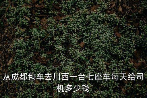 從成都包車去川西一臺七座車每天給司機多少錢