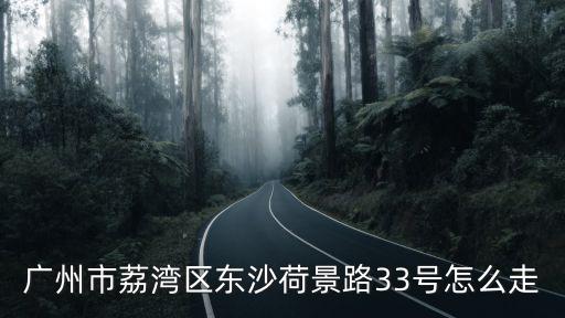 廣州市荔灣區(qū)東沙荷景路33號怎么走
