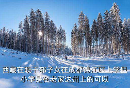西藏在職干部子女在成都錦江區上學但小學是在老家達州上的可以