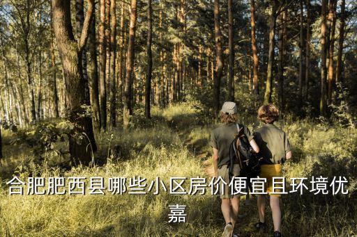 合肥肥西縣哪些小區房價便宜且環境優嘉