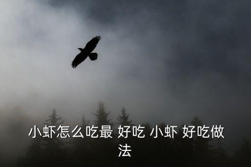  小蝦怎么吃最 好吃 小蝦 好吃做法