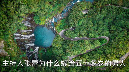 主持人張蕾為什么嫁給五十多歲的男人