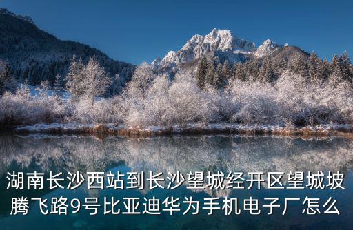 湖南長沙西站到長沙望城經(jīng)開區(qū)望城坡騰飛路9號(hào)比亞迪華為手機(jī)電子廠怎么