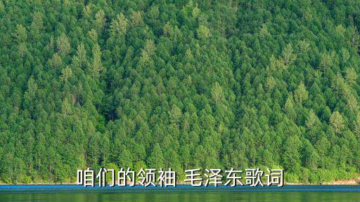咱們的領(lǐng)袖 毛澤東歌詞