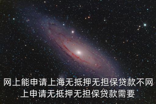 上海市運動員注冊網，網上能申請上海無抵押無擔保貸款不網上申請無抵押無擔保貸款需要