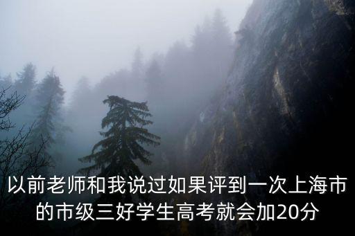 17年上海市三好學(xué)生，上海落戶市級三好學(xué)生與優(yōu)秀畢業(yè)生可以累加嗎