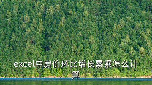 excel中房價環比增長累乘怎么計算
