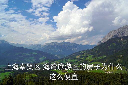 上海奉賢區(qū) 海灣旅游區(qū)的房子為什么這么便宜