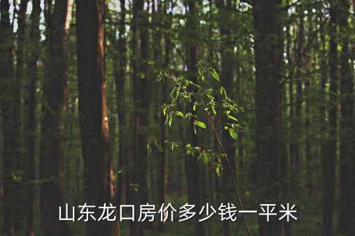 山東龍口世紀花園房價如何，山東龍口房價多少錢一平米