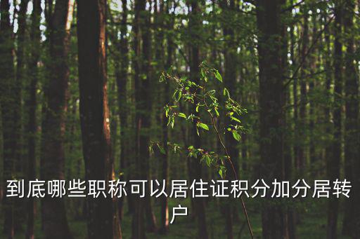 上海哪些高級職稱可以直接落戶，有CPA證書可以直接落戶上海嗎