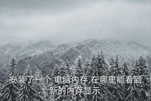 電腦內存在哪里看,系統自帶的系統屬性查看內存容量