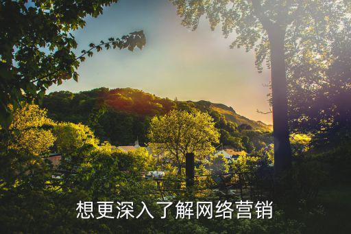 想更深入了解網絡營銷