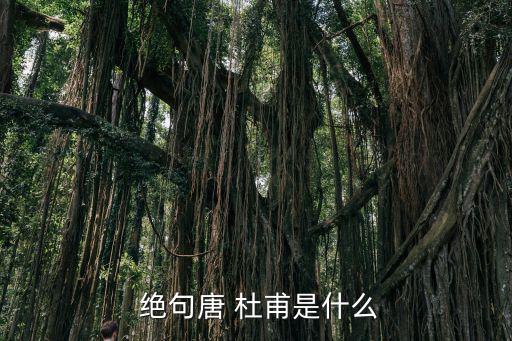  絕句唐 杜甫是什么