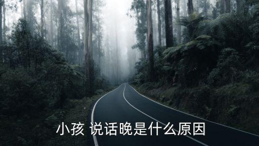  小孩 說(shuō)話(huà)晚是什么原因