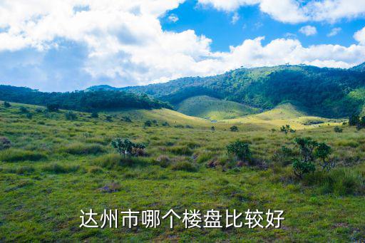 達州市哪個樓盤比較好