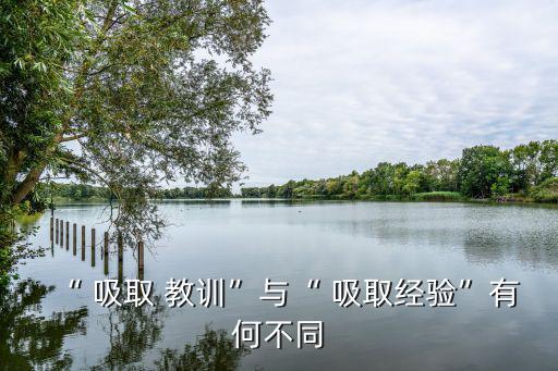 “ 吸取 教訓(xùn)”與“ 吸取經(jīng)驗”有何不同