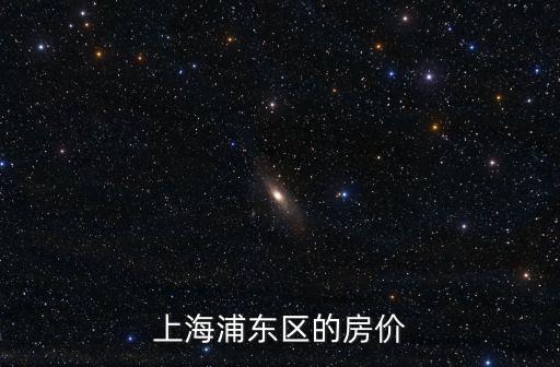 上海浦東區(qū)的房價