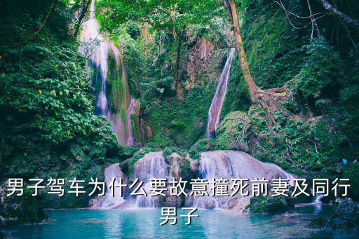 男子駕車為什么要故意撞死前妻及同行男子