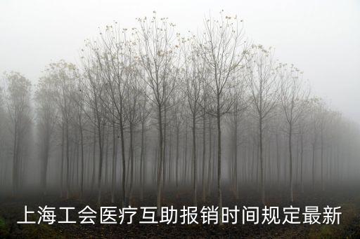 上海市總會住院互肋金，上海工會互助金怎么報銷