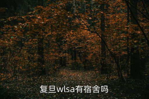 復旦wlsa有宿舍嗎