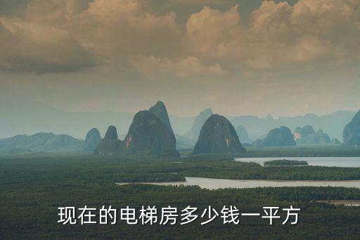 現在的電梯房多少錢一平方