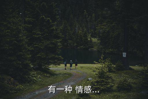 有一種 情感...
