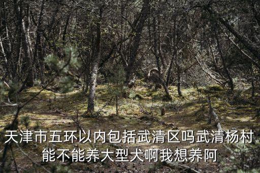 天津市五環以內包括武清區嗎武清楊村能不能養大型犬啊我想養阿