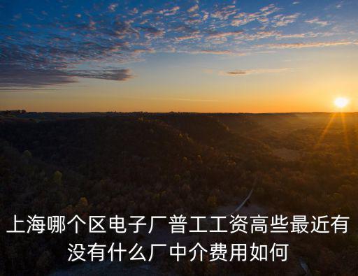 上海市虹口區東大名路薪資，上海虹口區收入水平大概多少才算中等