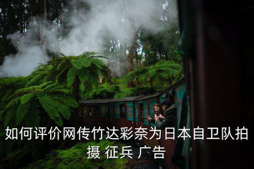 如何評價網(wǎng)傳竹達彩奈為日本自衛(wèi)隊拍攝 征兵 廣告