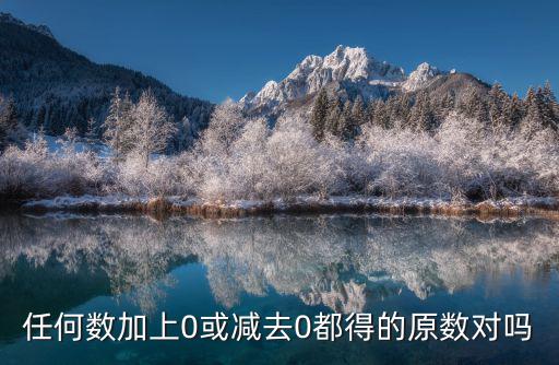 任何數加上0或減去0都得的原數對嗎