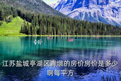 鹽城市亭湖區(qū)房?jī)r(jià)如何，目前鹽城各地區(qū)的房?jī)r(jià)是多少啊