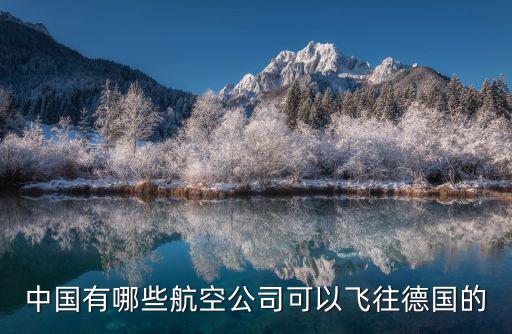 中國有哪些航空公司可以飛往德國的