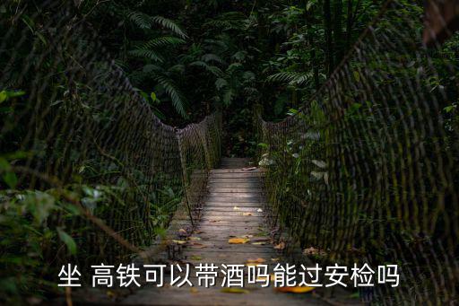 酒可以帶上高鐵嗎,取高鐵不能帶以下物品否則沒收
