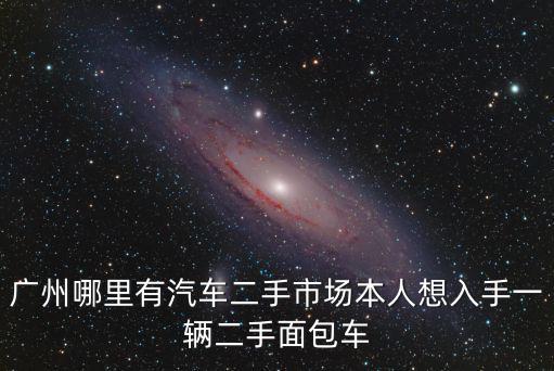 廣州哪里有汽車二手市場本人想入手一輛二手面包車