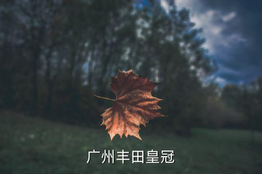 廣州豐田皇冠
