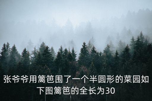 菜園竹籬笆圍欄圖片，奶奶利用一面墻一個竹籬笆圍成一個梯形的菜地如下圖竹籬