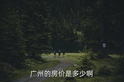 廣州的房價是多少啊