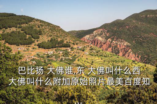  巴比揚 大佛誰,東 大佛叫什么西 大佛叫什么附加原始照片最美百度知...