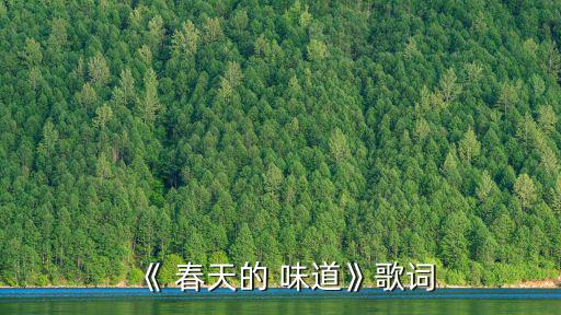 春天的味道,春天of味道"完整歌詞