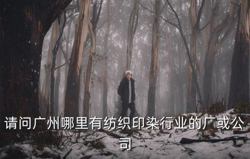 廣州博之越化工有限公司，請問廣州哪里有紡織印染行業(yè)的廠或公司
