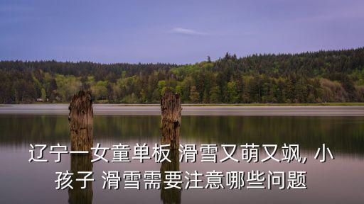 遼寧一女童單板 滑雪又萌又颯, 小孩子 滑雪需要注意哪些問題