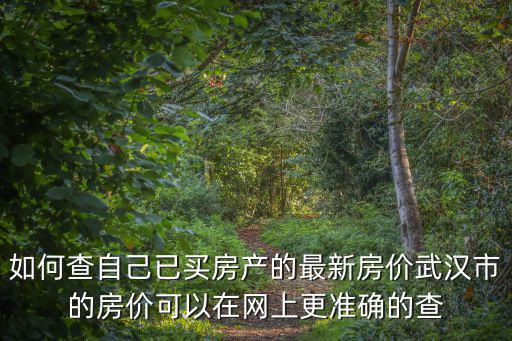 如何查詢自家小區的房價，剛剛買的房子如何在網上查價格
