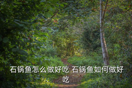  石鍋魚怎么做好吃 石鍋魚如何做好吃