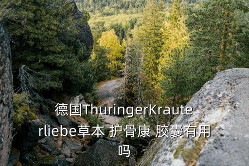 德國ThuringerKrauterliebe草本 護骨康 膠囊有用嗎