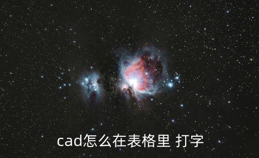 cad怎么在表格里 打字