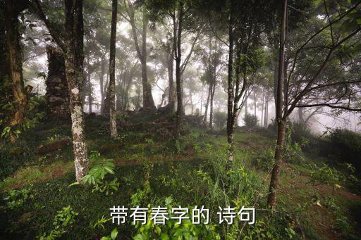 帶有春的詩句,春來最好的事絕對勝過滿江煙柳滿帝都
