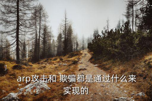 arp欺騙,電腦出現網絡欺騙終極目標是誰也說不清楚