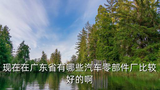 廣州中新汽車部件有限公司，廣州有那些比較大型的汽車配件企業