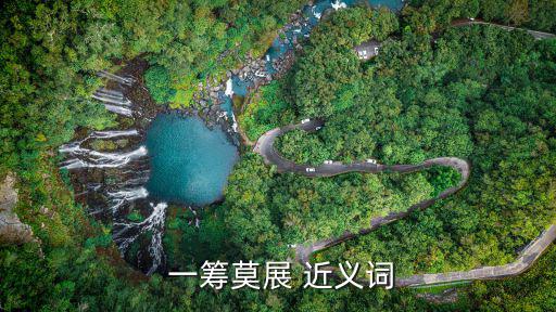  一籌莫展 近義詞
